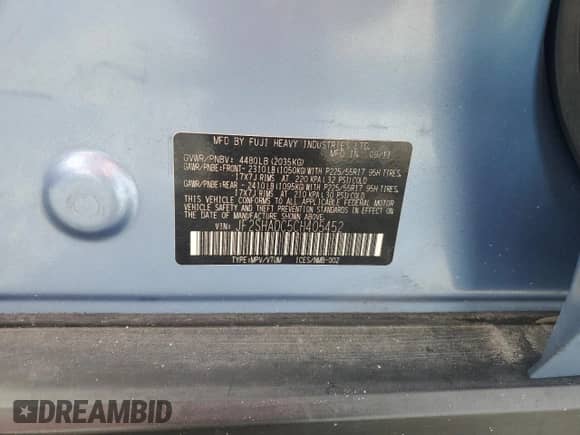 2012 Subaru Forester X Premium z VIN JF2SHADC5CH405452, wystawiony jako Copart lot #81225695 z przebiegiem 115 432 mil mil oraz Szkoda całkowita • Salvage title. Historia ofert i sprzedaży dostępna na DreamBid. Obrazek 12.