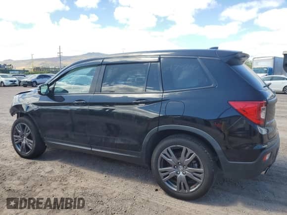 2021 Honda Passport EX-L с VIN 5FNYF7H55MB005616, выставлен на аукционе Copart как лот 61044605 с пробегом 44 443 миль миль и Списание • Salvage title. История ставок и продаж доступна на DreamBid. Изображение 2.