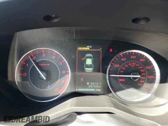 2020 Subaru Impreza Special Sports with VIN 4S3GTAJ66L1700165, listed as a Copart auction lot 57432505 with 25,705 mi miles and Salvage title. Bid and sale history available at DreamBid. Image 9.