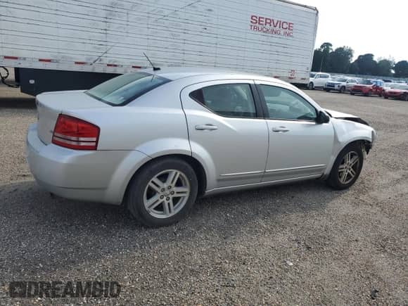 2008 Dodge Avenger SXT with VIN 1B3LC56K08N144996, listed as a Copart auction lot 68676405 with 86,014 mi miles and Salvage title. Bid and sale history available at DreamBid. Image 3.