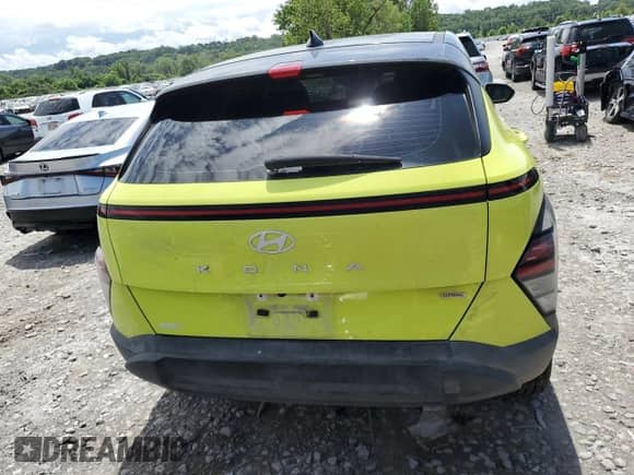 2024 Hyundai Kona SE с VIN KM8HACABXRU158896, выставлен на аукционе Copart как лот 60820855 с пробегом 47 241 миль миль и Списание • Salvage title. История ставок и продаж доступна на DreamBid. Изображение 6.