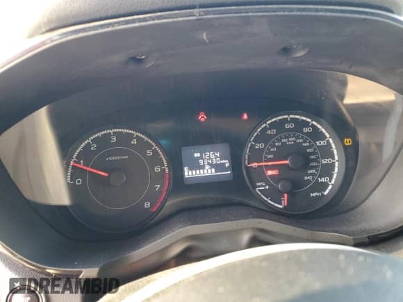 2017 Subaru Impreza with VIN 4S3GTAA68H1723616, listed as a Copart auction lot 77035964 with 93,430 mi miles and Salvage title. Bid and sale history available at DreamBid. Image 9.
