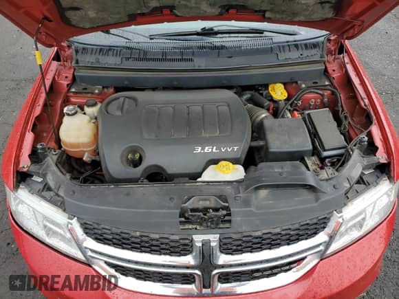 2015 Dodge Journey R/T с VIN 3C4PDDFG4FT538744, выставлен на аукционе Copart как лот 71489545 с пробегом 136 280 миль миль и Списание • Salvage title. История ставок и продаж доступна на DreamBid. Изображение 12.