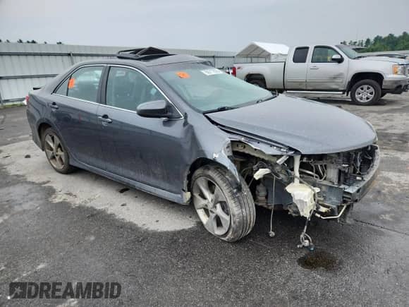 2012 Toyota Camry SE with VIN 4T1BK1FK0CU519012, listed as a Copart auction lot 66717825 with Not provided miles and Salvage title. Bid and sale history available at DreamBid. Image 4.