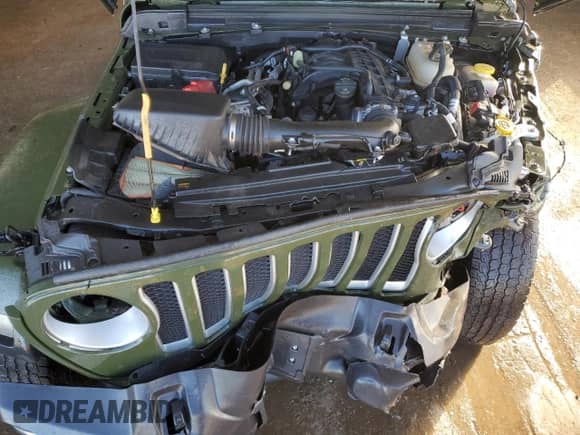 2023 Jeep Wrangler Sahara Altitude with VIN 1C4HJXEG7PW673485, listed as a Copart auction lot 41651795 with Not provided miles and Clean title. Bid and sale history available at DreamBid. Image 12.