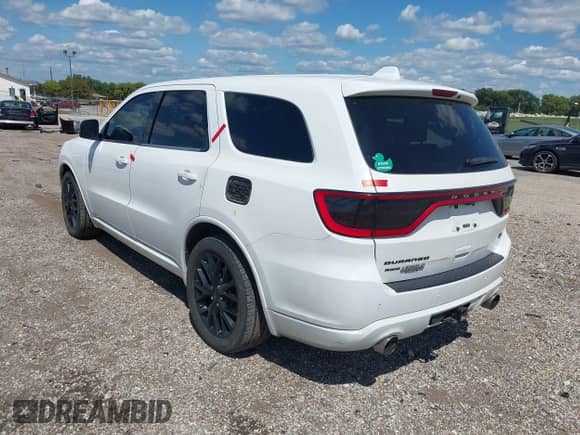 2015 Dodge Durango R/T with VIN 1C4SDJCT6FC917752, listed as a IAAI auction lot 43093399 with 175,337 mi miles and . Bid and sale history available at DreamBid. Image 3.