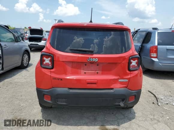 2018 Jeep Renegade Altitude with VIN ZACCJABB5JPH34451, listed as a Copart auction lot 62135375 with 79,784 mi miles and Salvage title. Bid and sale history available at DreamBid. Image 6.