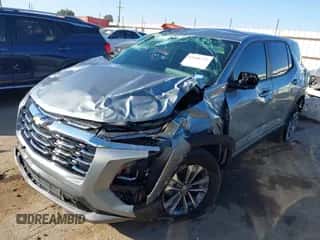 2025 Chevrolet Equinox FWD LT с VIN 3GNAXHEG4SL148296, выставлен на аукционе IAAI как лот 41006723 с пробегом 1 024 миль миль и . История ставок и продаж доступна на DreamBid. Изображение 2.