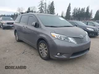 2015 Toyota Sienna Limited with VIN 5TDDK3DC4FS096867, listed as a IAAI auction lot 41451129 with 226,548 mi miles and . Bid and sale history available at DreamBid. Image 1.
