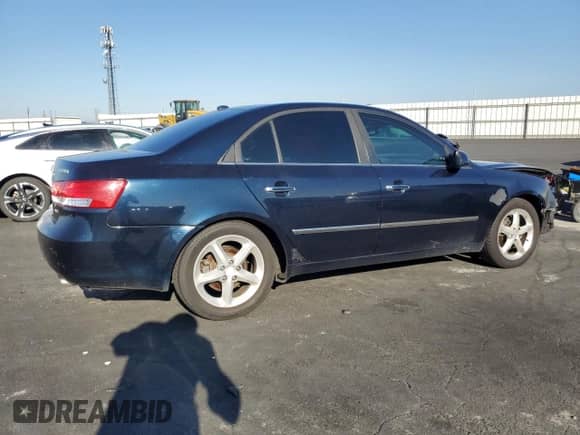 2008 Hyundai Sonata SE with VIN 5NPEU46F78H386895, listed as a Copart auction lot 89675555 with 123,149 mi miles and Salvage title. Bid and sale history available at DreamBid. Image 3.