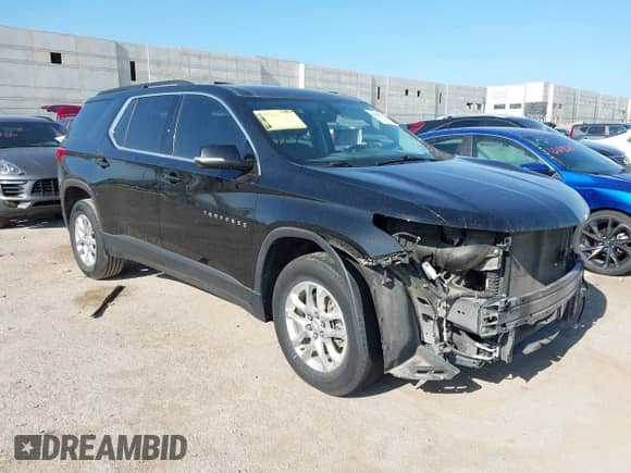 2020 Chevrolet Traverse LT Cloth z VIN 1GNERGKW1LJ317717, wystawiony jako IAAI lot #42681174 z przebiegiem 100 517 mil mil oraz . Historia ofert i sprzedaży dostępna na DreamBid. Obrazek 1.