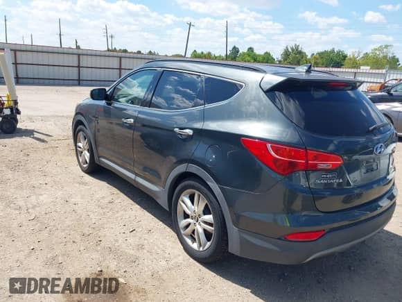 2013 Hyundai Santa Fe Sport with VIN 5XYZU3LA7DG007576, listed as a IAAI auction lot 43282890 with 122,233 mi miles and . Bid and sale history available at DreamBid. Image 3.