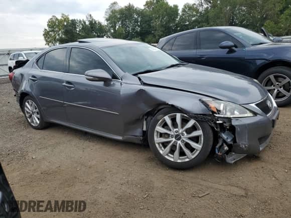 2012 Lexus IS 250 z VIN JTHCF5C21C5058923, wystawiony jako Copart lot #84007825 z przebiegiem 148 884 mil mil oraz Szkoda całkowita • Salvage title. Historia ofert i sprzedaży dostępna na DreamBid. Obrazek 4.
