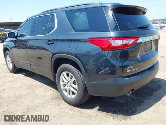 2020 Chevrolet Traverse LT Cloth z VIN 1GNERGKW9LJ315844, wystawiony jako IAAI lot #42941351 z przebiegiem 97 799 mil mil oraz . Historia ofert i sprzedaży dostępna na DreamBid. Obrazek 3.