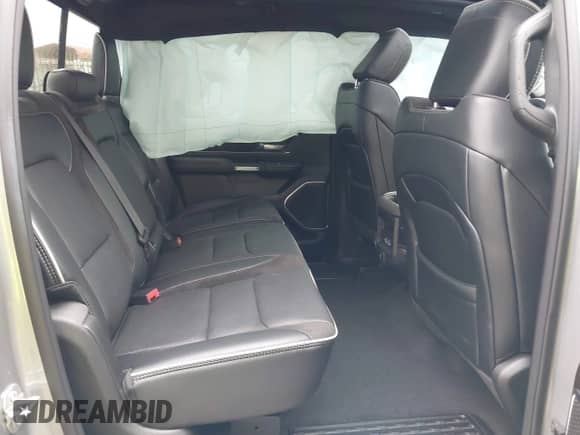 2025 Ram 1500 with VIN 1C6RREJP5SN601648, listed as a IAAI auction lot 41022685 with 2,383 mi miles and . Bid and sale history available at DreamBid. Image 8.