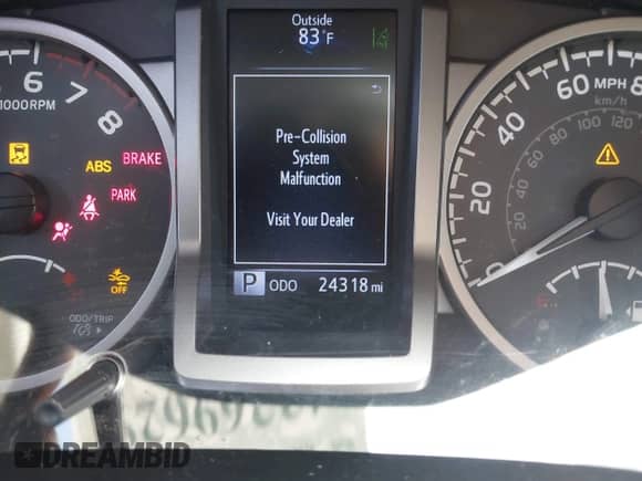 2019 Toyota Tacoma SR5 with VIN 3TMBZ5DN1KM023269, listed as a IAAI auction lot 43269629 with 24,318 mi miles and . Bid and sale history available at DreamBid. Image 15.