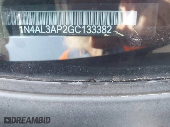 2016 Nissan Altima S z VIN 1N4AL3AP2GC133382, wystawiony jako IAAI lot #43350605 z przebiegiem 122 529 mil mil oraz . Historia ofert i sprzedaży dostępna na DreamBid. Obrazek 9.