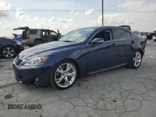 2011 Lexus IS 350 with VIN JTHBE5C27B5025552, listed as a Copart auction lot 54605865 with 86,646 mi miles and Salvage title. Bid and sale history available at DreamBid. Image 1.