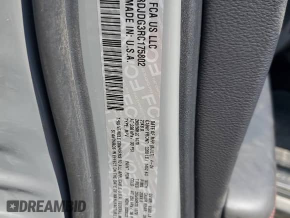 2024 Dodge Durango GT Plus z VIN 1C4RDJDG3RC175802, wystawiony jako Copart lot #71769745 z przebiegiem Nie podano mil oraz Czysty tytuł • Clean title. Historia ofert i sprzedaży dostępna na DreamBid. Obrazek 13.