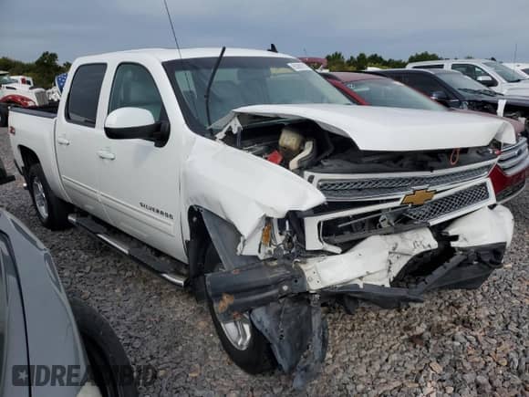 2012 Chevrolet Silverado 1500 LTZ with VIN 1GCPKTE71CF122304, listed as a Copart auction lot 85088215 with 217,510 mi miles and Salvage title. Bid and sale history available at DreamBid. Image 4.