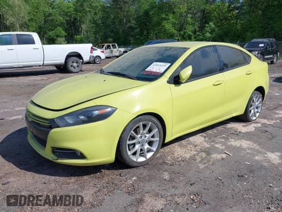 2013 Dodge Dart SXT with VIN 1C3CDFBH3DD133443, listed as a IAAI auction lot 42015225 with 56,867 mi miles and . Bid and sale history available at DreamBid. Image 2.