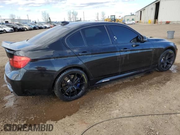 2015 BMW 3 Series 335i xDrive with VIN WBA3B9C50FP705039, listed as a Copart auction lot 56336985 with Not provided miles and Salvage title. Bid and sale history available at DreamBid. Image 3.