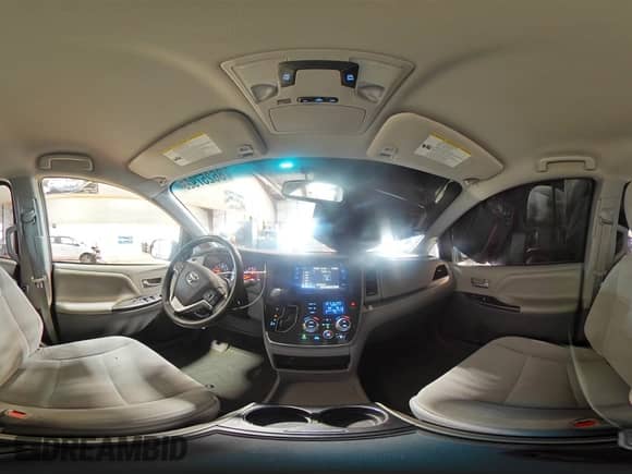 2015 Toyota Sienna LE with VIN 5TDKK3DC6FS560930, listed as a Copart auction lot 86257925 with 104,400 mi miles and Salvage title. Bid and sale history available at DreamBid. Image 16.
