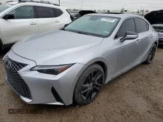 2021 Lexus IS 300 with VIN JTHC81F27M5045772, listed as a Copart auction lot 57782055 with 21,753 mi miles and Salvage title. Bid and sale history available at DreamBid. Image 1.