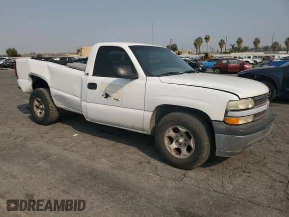 1999 Chevrolet Silverado 1500 with VIN 1GCEC14V5XE145573, listed as a Copart auction lot 67491835 with Not provided miles and Salvage title. Bid and sale history available at DreamBid. Image 4.