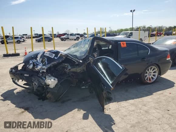 2004 BMW 7 Series with VIN WBAGL63544DP73355, listed as a Copart auction lot 54419695 with Not provided miles and Salvage title. Bid and sale history available at DreamBid. Image 1.