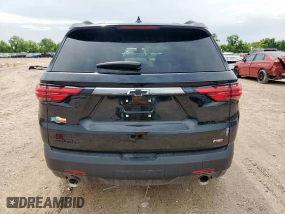 2023 Chevrolet Traverse RS z VIN 1GNERJKW9PJ337233, wystawiony jako Copart lot #70190105 z przebiegiem 27 884 mil mil oraz Szkoda całkowita • Salvage title. Historia ofert i sprzedaży dostępna na DreamBid. Obrazek 6.