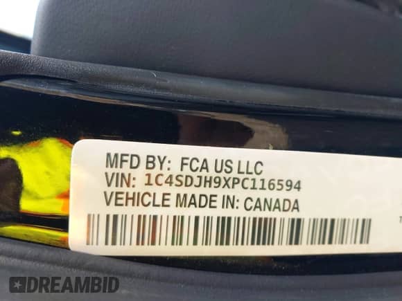 2023 Dodge Durango с VIN 100000000016883WI, выставлен на аукционе IAAI как лот 43517553 с пробегом 5 773 миль миль и . История ставок и продаж доступна на DreamBid. Изображение 9.