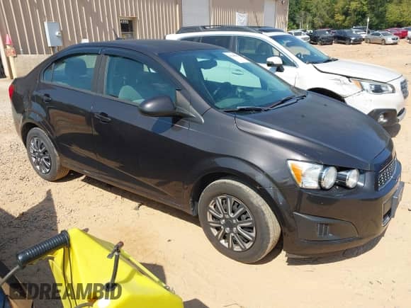 2014 Chevrolet Sonic LS with VIN 1G1JA5SH3E4162490, listed as a IAAI auction lot 43298832 with 169,208 mi miles and . Bid and sale history available at DreamBid. Image 1.