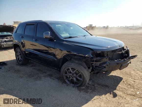 2021 Jeep Grand Cherokee Limited z VIN 1C4RJFBG8MC525667, wystawiony jako Copart lot #80100365 z przebiegiem 42 068 mil mil oraz Szkoda całkowita • Salvage title. Historia ofert i sprzedaży dostępna na DreamBid. Obrazek 4.