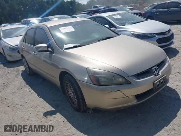 2003 Honda Accord LX with VIN 1HGCM55363A079370, listed as a IAAI auction lot 43053060 with 244,462 mi miles and . Bid and sale history available at DreamBid. Image 1.