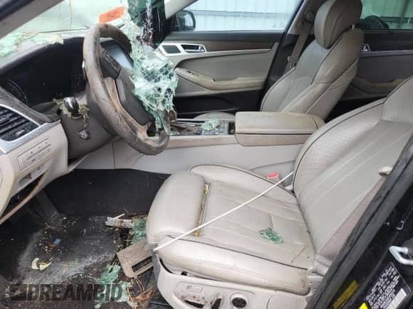 2015 Hyundai Genesis 3.8L with VIN KMHGN4JE8FU050210, listed as a Copart auction lot 90255795 with Not provided miles and Clean title. Bid and sale history available at DreamBid. Image 7.