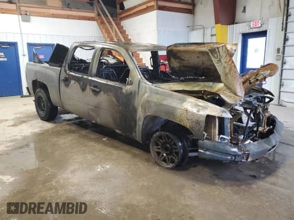 2013 Chevrolet Silverado 1500 Work Truck with VIN 3GCPKPEA1DG349981, listed as a Copart auction lot 50235445 with Not provided miles and Salvage title. Bid and sale history available at DreamBid. Image 4.