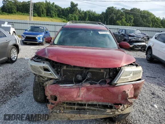 2014 Nissan Pathfinder Platinum with VIN 5N1AR2MM6EC728507, listed as a Copart auction lot 67072335 with 172,764 mi miles and Salvage title. Bid and sale history available at DreamBid. Image 5.