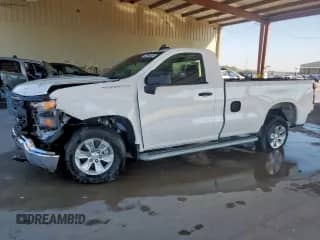 2025 Chevrolet Silverado 1500 Work Truck с VIN 3GCNAAED5SG385400, выставлен на аукционе Copart как лот 84639015 с пробегом 417 миль миль и Чистый • Clean title. История ставок и продаж доступна на DreamBid. Изображение 1.