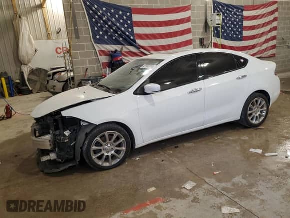 2016 Dodge Dart Limited with VIN 1C3CDFCB7GD548991, listed as a Copart auction lot 82566944 with 103,346 mi miles and Clean title. Bid and sale history available at DreamBid. Image 1.