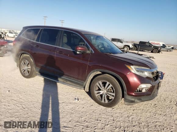2016 Honda Pilot EX with VIN 5FNYF5H4XGB052107, listed as a Copart auction lot 88799115 with 81,031 mi miles and Salvage title. Bid and sale history available at DreamBid. Image 4.