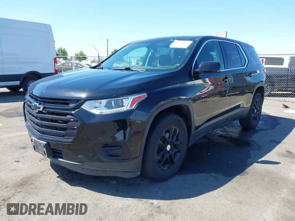 2019 Chevrolet Traverse LS with VIN 1GNERFKW7KJ177472, listed as a IAAI auction lot 43028935 with 164,132 mi miles and . Bid and sale history available at DreamBid. Image 17.