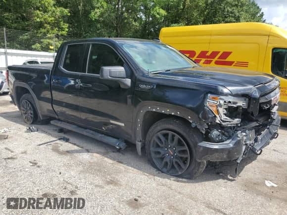 2019 GMC Sierra 1500 Elevation with VIN 1GTR8CED6KZ245655, listed as a Copart auction lot 62479985 with 121,235 mi miles and Clean title. Bid and sale history available at DreamBid. Image 4.