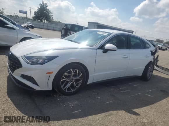 2020 Hyundai Sonata SEL z VIN 5NPEL4JA6LH056950, wystawiony jako Copart lot #81709445 z przebiegiem 98 986 mil mil oraz Szkoda całkowita • Salvage title. Historia ofert i sprzedaży dostępna na DreamBid. Obrazek 1.