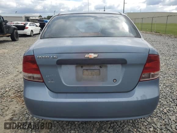 2006 Chevrolet Aveo LS z VIN KL1TD56686B541442, wystawiony jako Copart lot #73155874 z przebiegiem 153 644 mil mil oraz Szkoda całkowita • Salvage title. Historia ofert i sprzedaży dostępna na DreamBid. Obrazek 6.