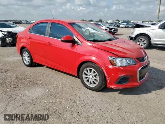 2018 Chevrolet Sonic LT with VIN 1G1JD5SB0J4123725, listed as a Copart auction lot 67529435 with 56,647 mi miles and Salvage title. Bid and sale history available at DreamBid. Image 4.