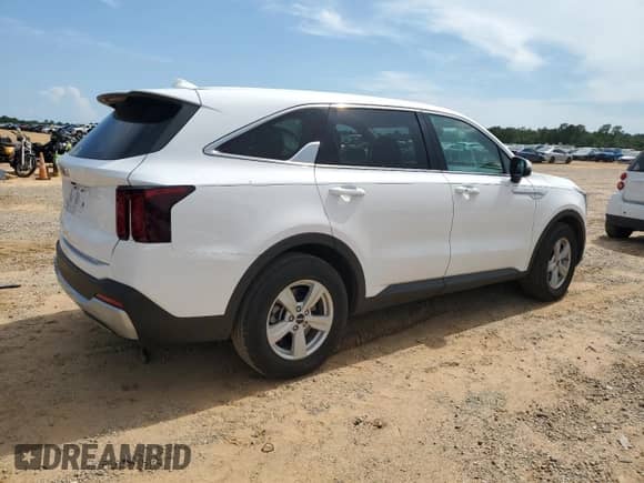2024 Kia Sorento LX with VIN 5XYRG4JC4RG254997, listed as a Copart auction lot 62600095 with 21,950 mi miles and Salvage title. Bid and sale history available at DreamBid. Image 3.
