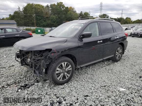 2020 Nissan Pathfinder S z VIN 5N1DR2AN0LC648210, wystawiony jako Copart lot #80644265 z przebiegiem 67 046 mil mil oraz Szkoda całkowita • Salvage title. Historia ofert i sprzedaży dostępna na DreamBid. Obrazek 1.