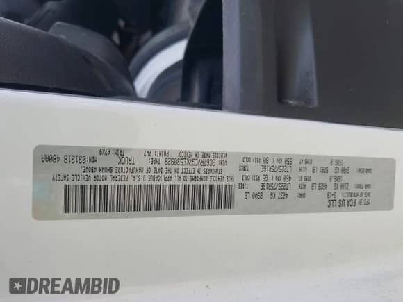 2019 Ram ProMaster Cargo with VIN 3C6TRVCG7KE530928, listed as a IAAI auction lot 42207644 with 89,553 mi miles and . Bid and sale history available at DreamBid. Image 9.