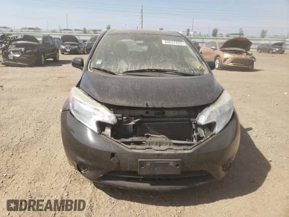 2014 Nissan Note SV with VIN 3N1CE2CP0EL385849, listed as a Copart auction lot 80657425 with 74,808 mi miles and Salvage title. Bid and sale history available at DreamBid. Image 5.